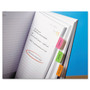 Post-it Tabs 1" Plain Solid Color Tabs, 1/5-Cut, Assorted Bright Colors, 1" Wide, 66/Pack