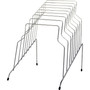 Fellowes Wire Step File, 8 Sections, Letter to Legal Size Files, 10.13" x 12.13" x 11.81", Silver