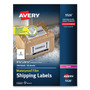 Avery Waterproof Shipping Labels with TrueBlock Technology, Laser Printers, 5.5 x 8.5, White, 2/Sheet, 50 Sheets/Pack (AVE5526) View Product Image