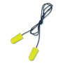 3M E-A-Rsoft Metal Detectable Soft Foam Earplugs, Corded, 32 NRR, Poly Bag, 200 Pairs/Box