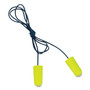 3M E-A-Rsoft Metal Detectable Soft Foam Earplugs, Corded, 32 NRR, Poly Bag, 200 Pairs/Box
