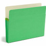 Smead Straight Tab Cut Letter Recycled File Pocket - 8 1/2" x 11" - 3 1/2" Expansion - Top Tab Location - 9 pt. - Card Stock
