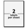 Avery Printable Adhesive Name Badges, 3.38 x 2.33, Red Border, 100/Pack (AVE5143) View Product Image