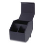 Bostitch Konnect Desktop Organizer Short Storage Bin, 3.4" x 3.5" x 3.5", Black
