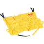 Rubbermaid Commercial Products Round Container Caddy Bag,12 Pockets, 6/CT, Yellow (RCP264200YWCT) View Product Image