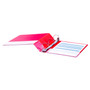 Universal Economy Non-View Round Ring Binder, 3 Rings, 2" Capacity, 11 x 8.5, Red (UNV34403) View Product Image