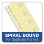 TOPS Second Nature Phone Call Book, Two-Part Carbonless, 5 x 2.75, 4 Forms/Sheet, 400 Forms Total