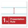 Universal Easel Pads/Flip Charts, Presentation Format (1" Rule), 27 x 34, White, 50 Sheets, 2/Carton