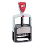 COSCO 2000PLUS Classic Line Message Dater, 5 Years, 12 Phrases, 1.75 x 0.18, Black Ink