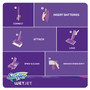 Swiffer WetJet System Refill Cloths, 11.3" x 5.4", White, 24/Box