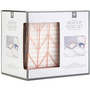 U Brands Letter-Size Desktop Fashion Filing Set, Rose Gold, (1) Rack, (3) Hanging Folders, (3) File Folders, (2) Trays,(1) Mail Sorter