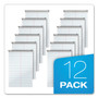 TOPS Second Nature Recycled Notepads, Gregg Rule, Brown Cover, 80 White 6 x 9 Sheets