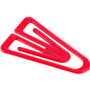 Baumgartens Plastiklips Paper Clips, Large, Smooth, Assorted Colors, 200/Box