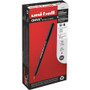 uniball ONYX Rollerball Pen, Stick, Fine 0.7 mm, Red Ink, Black/Red Barrel, Dozen