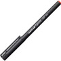 uniball ONYX Rollerball Pen, Stick, Fine 0.7 mm, Red Ink, Black/Red Barrel, Dozen