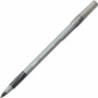 BIC Round Stic Grip Ballpoint Pen - 1.2 mm Medium Pen Point - Black Ink - Brass Tip