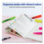 Avery HI-LITER Pen-Style Highlighters, Fluorescent Yellow Ink, Chisel Tip, Yellow/Black Barrel, Dozen