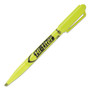 Avery HI-LITER Pen-Style Highlighters, Fluorescent Yellow Ink, Chisel Tip, Yellow/Black Barrel, Dozen