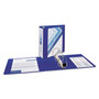 Avery Heavy-Duty View Binder with DuraHinge and Locking One Touch EZD Rings, 3 Rings, 4" Capacity, 11 x 8.5, Pacific Blue