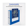 Avery Heavy-Duty View Binder with DuraHinge and Locking One Touch EZD Rings, 3 Rings, 4" Capacity, 11 x 8.5, Pacific Blue