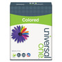 Universal Deluxe Colored Paper, 20 lb Bond Weight, 8.5 x 11, Canary, 500/Ream (UNV11201) View Product Image