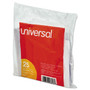 Universal Hanging File Folder Plastic Index Tabs, 1/3-Cut, Clear, 3.7" Wide, 25/Pack