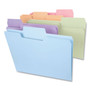 Smead SuperTab Colored File Folders, 1/3-Cut Tabs: Assorted, Legal Size, 0.75" Expansion, 11-pt Stock, Pastel Assortment, 100/Box