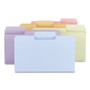 Smead SuperTab Colored File Folders, 1/3-Cut Tabs: Assorted, Legal Size, 0.75" Expansion, 11-pt Stock, Pastel Assortment, 100/Box