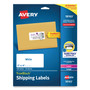 Avery Shipping Labels w/ TrueBlock Technology, Inkjet Printers, 2 x 4, White, 10/Sheet, 10 Sheets/Pack (AVE18163) View Product Image