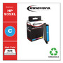 Innovera Remanufactured Cyan High-Yield Ink, Replacement for 935XL (C2P24AN), 825 Page-Yield