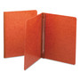 Smead Prong Fastener Premium Pressboard Report Cover, Two-Piece Prong Fastener, 3" Capacity, 8.5 x 11, Red/Red