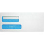 Quality Park Double Window Redi-Seal Security-Tinted Envelope, #9, Commercial Flap, Redi-Seal Adhesive Closure, 3.88 x 8.88, White, 500/BX