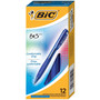 BIC BU3 Ballpoint Pen, Retractable, Bold 1 mm, Blue Ink, Translucent Blue/Blue Barrel, Dozen (BICBU311BE) View Product Image