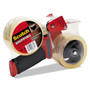 Scotch Packaging Tape Dispenser with Two Rolls of Tape, 3" Core, For Rolls Up to 0.75" x 60 yds, Red