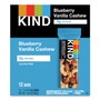 KIND Fruit and Nut Bars, Blueberry Vanilla and Cashew, 1.4 oz Bar, 12/Box