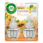 Air Wick Scented Oil Twin Refill, Hawai'i Exotic Papaya/Hibiscus Flower, 0.67 oz