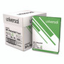 Universal 30% Recycled Copy Paper, 92 Bright, 20 lb Bond Weight, 8.5 x 11, White, 500 Sheets/Ream, 5 Reams/Carton