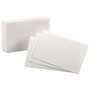 Oxford Top Quality Ruled Index Cards - 4" x 6" - 85 lb Basis Weight - Sustainable Forestry Initiative (SFI) - White