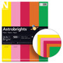 Astrobrights Color Copy Paper "Vintage" , 5 Assorted Colours - Letter - 8 1/2" x 11" - 24 lb Basis Weight - Acid-free, Lignin-free - Solar Yellow, Pulsar Pink, Re-entry Red, Orbit Orange, Gamma Green