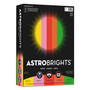 Astrobrights Color Paper -"Vintage" Assortment, 24 lb Bond Weight, 8.5 x 11, Assorted Vintage Colors, 500/Ream (WAU21224) View Product Image