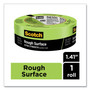 Scotch Rough Surface Extra Strength Painter's Tape, 3" Core, 1.41" x 60.1 yds, Green