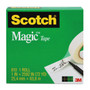 Scotch Magic Tape Refill, 1" Core, 1" x 36 yds, Clear