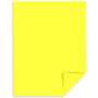 Astrobrights Color Paper, 24 lb Bond Weight, 8.5 x 11, Lift-Off Lemon, 500/Ream (WAU21011) View Product Image