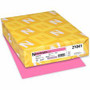 Astrobrights Color Card Stock - Pulsar Pink - Letter - 8 1/2" x 11" - 65 lb Basis Weight - Acid-free, Lignin-free