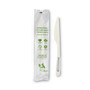 World Centric TPLA Compostable Cutlery, Knife, Plastic, White, 750/Carton
