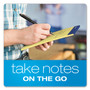 Ampad Perforated Writing Pads, Narrow Rule, 50 Canary-Yellow 5 x 8 Sheets, Dozen
