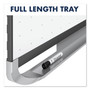 Quartet Prestige 2 Magnetic Total Erase Whiteboard, 48" x 36", White Surface, Graphite Gray Fiberboard/Plastic Frame