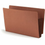 Smead Straight Tab Cut Legal Recycled File Pocket - 8 1/2" x 14" - 5 1/4" Expansion - End Tab Location - 12.5 pt. - 2 Plys