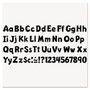 TREND Ready Letters Playful Combo Set, Black, 4"h, 216/Set
