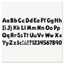 TREND Ready Letters Playful Combo Set, Black, 4"h, 216/Set
